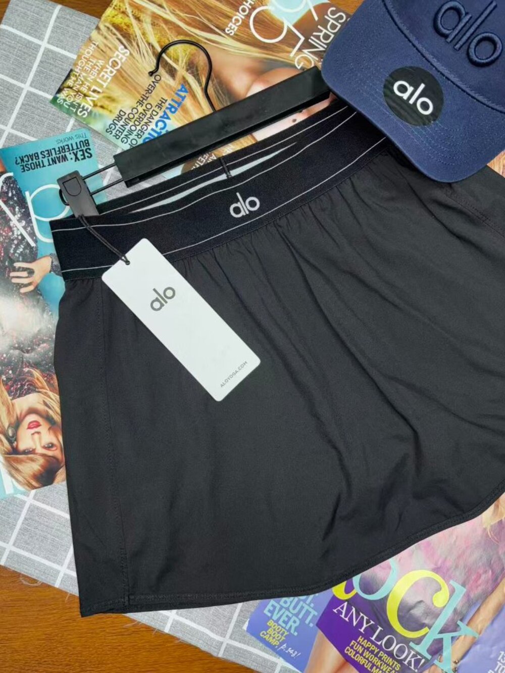 NWT🏷️ALO Yoga tennis skirt classic black versatile style 🖤